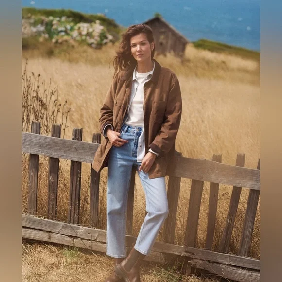 Marine Layer Riley Waxed Barn Jacket size medium sold out! - Picture 2 of 11